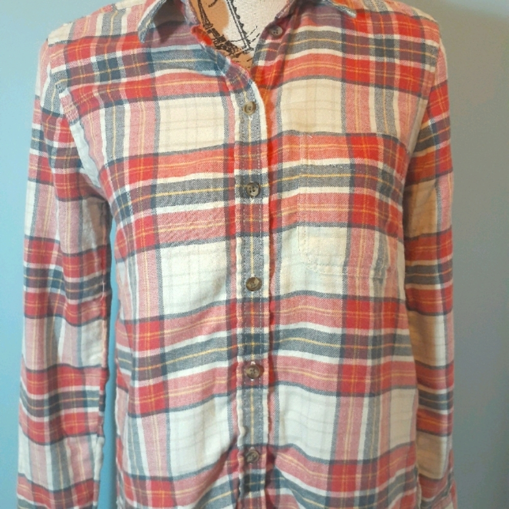 Plaid button up.